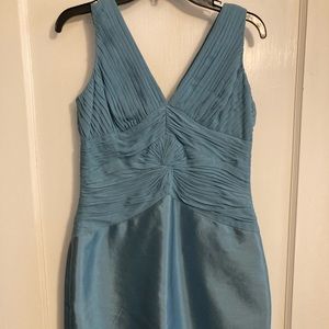 Beautiful and Classy.  Sea foam dress with jacket